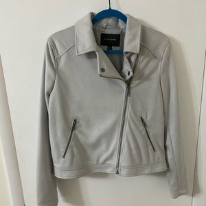 Grey Suede Banana Republic Jacket